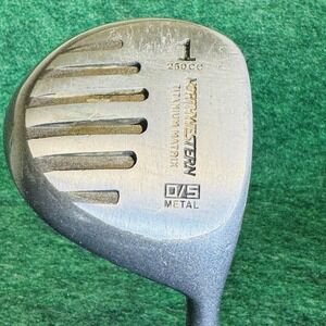 Northwestern 1 250CC Driver Mens RH Titanium Matrix Graphite Shaft Silver Club